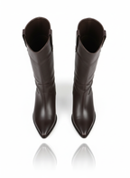 Fabiana Uzun kadın Çizme-Kahverengi