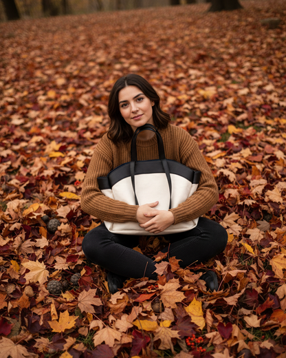 Domenica Çift Saplı Kadın Kanvas Çanta