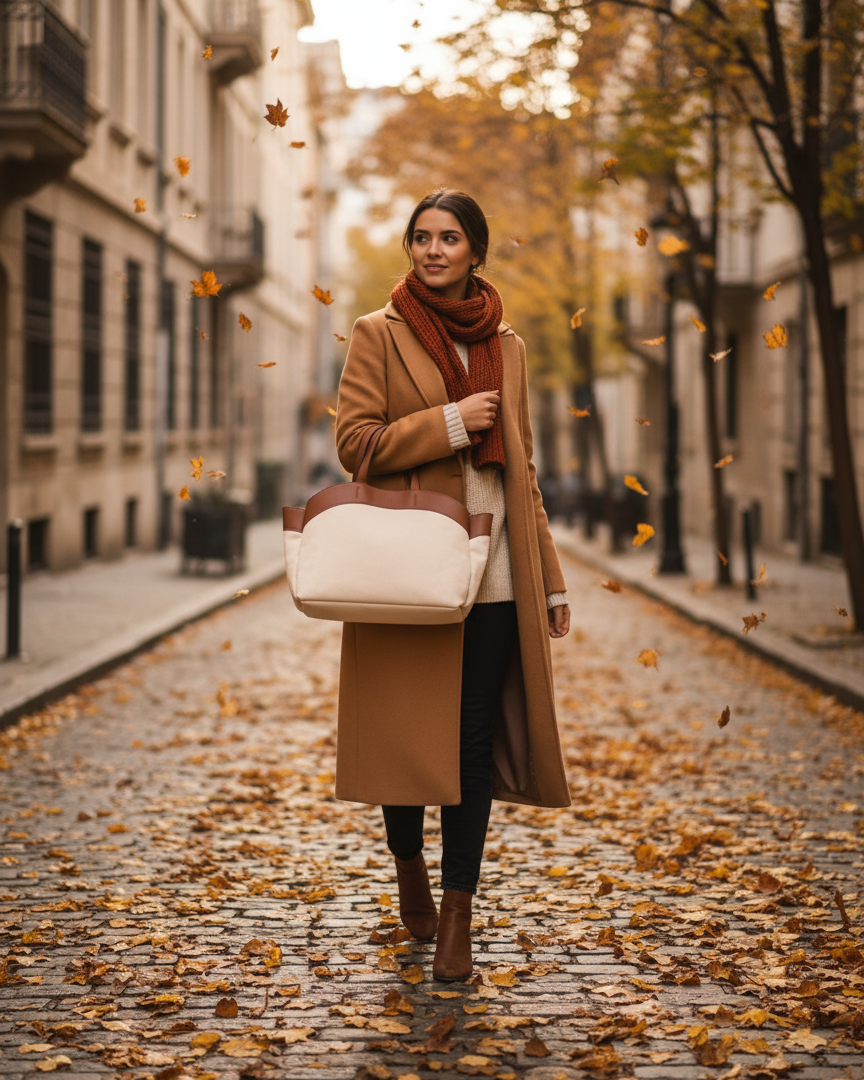 Domenica Double Handle Women's Canvas Bag