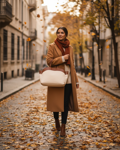 Domenica Çift Saplı Kadın Kanvas Çanta