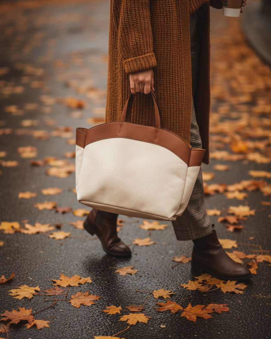 Domenica Double Handle Women's Canvas Bag