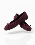 Kurdele Detaylı Süet Babet