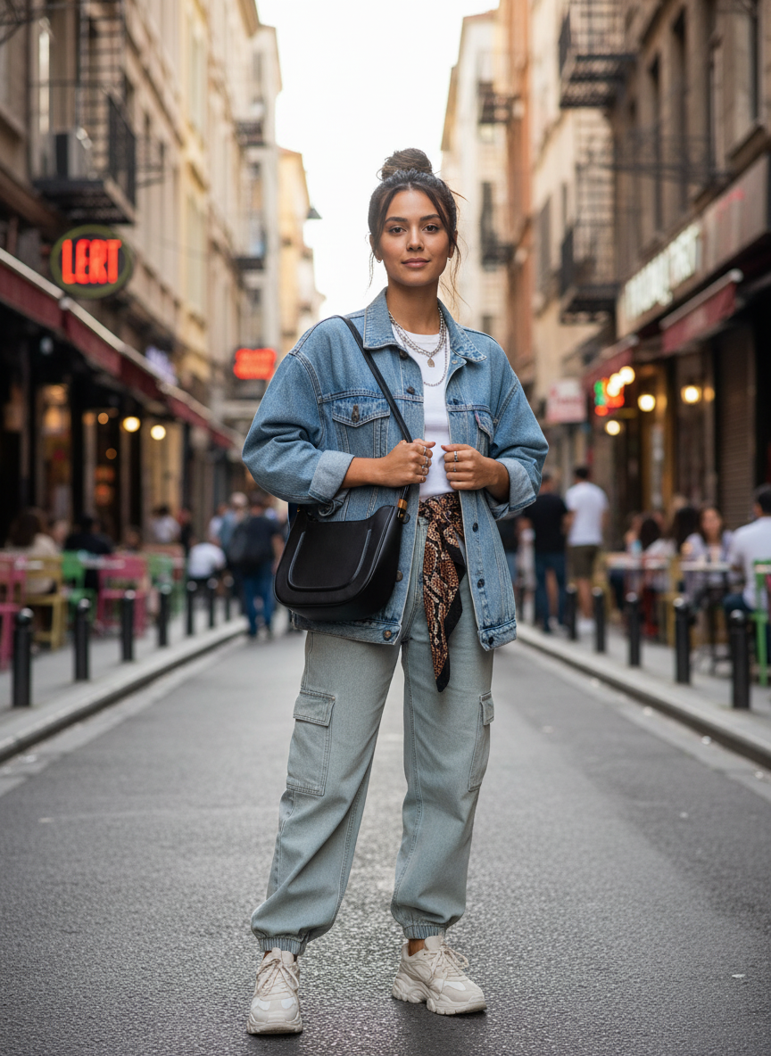 Lenora Siyah Oval Baget Çanta