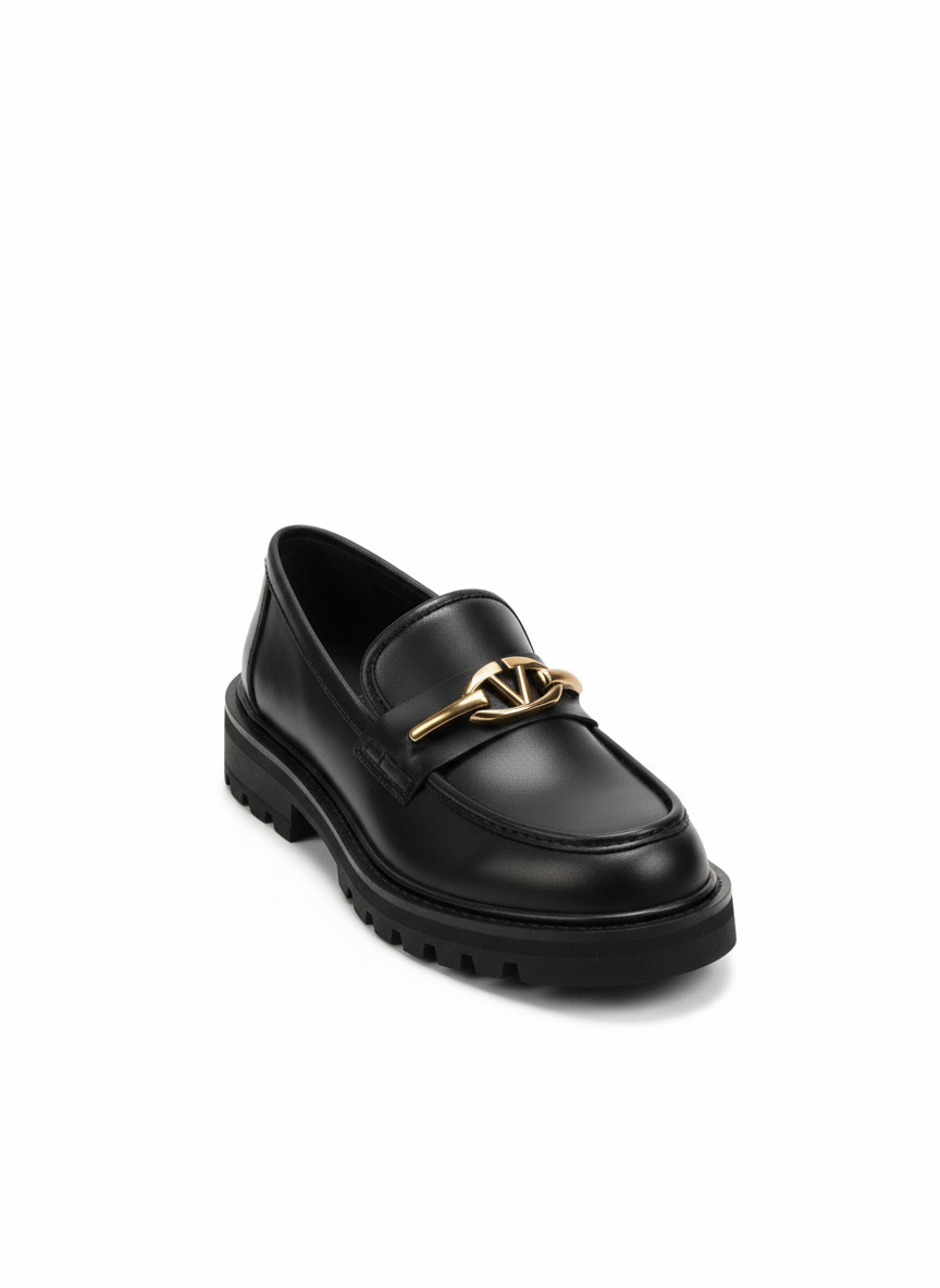Abriel Toka Detaylı Loafer- Siyah