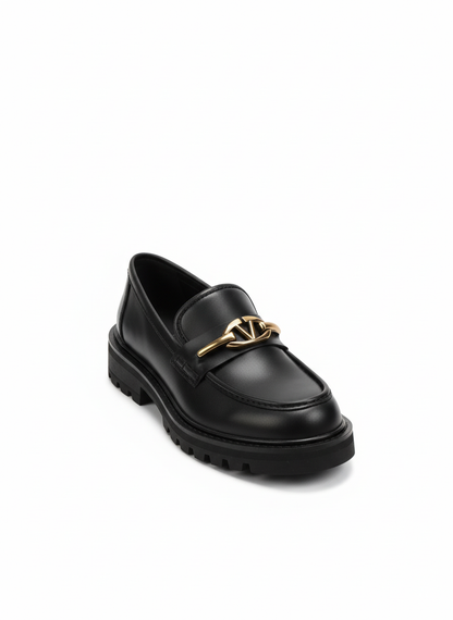 Abriel Toka Detaylı Loafer- Siyah