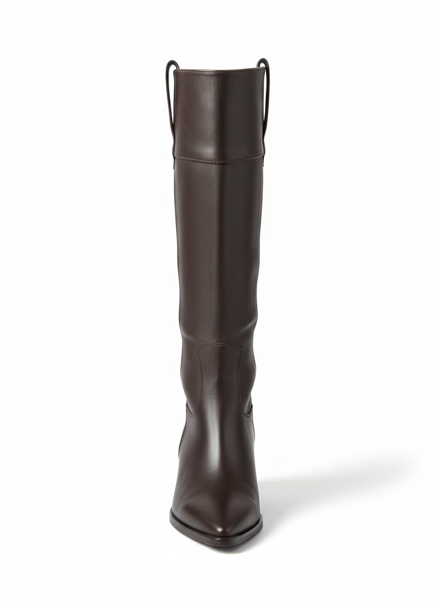 Fabiana Uzun kadın Çizme-Kahverengi
