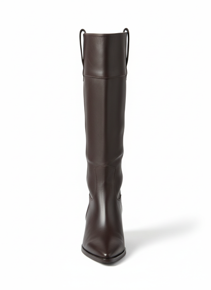 Fabiana Uzun kadın Çizme-Kahverengi