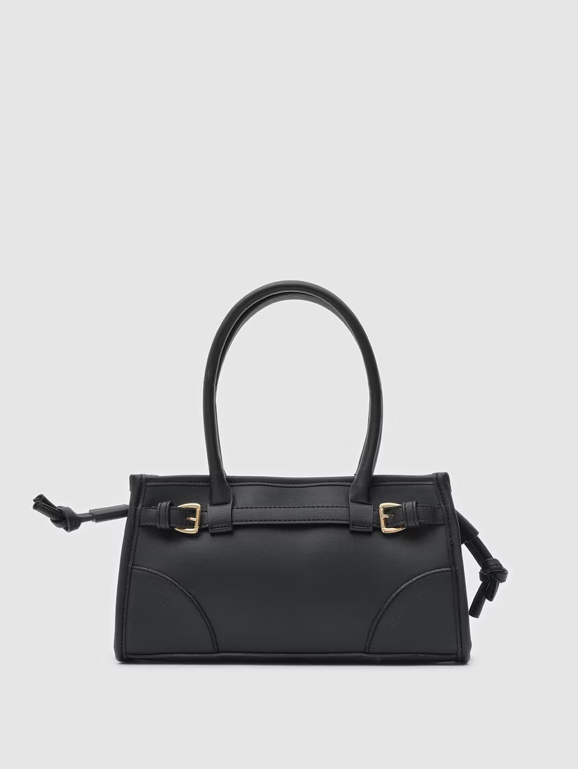 Annabel Ayarlanabilir Askılı El ve Omuz Çantası- Siyah
