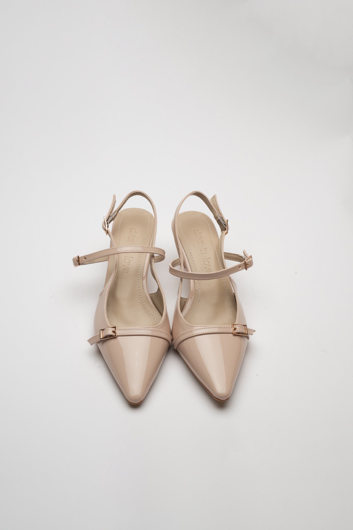 Asta Kısa Topuklu Tokalı Rugan Stiletto