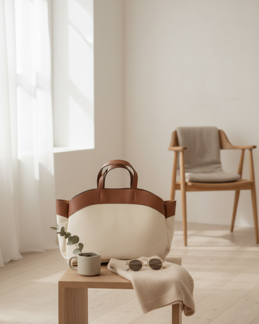 Domenica Double Handle Women's Canvas Bag