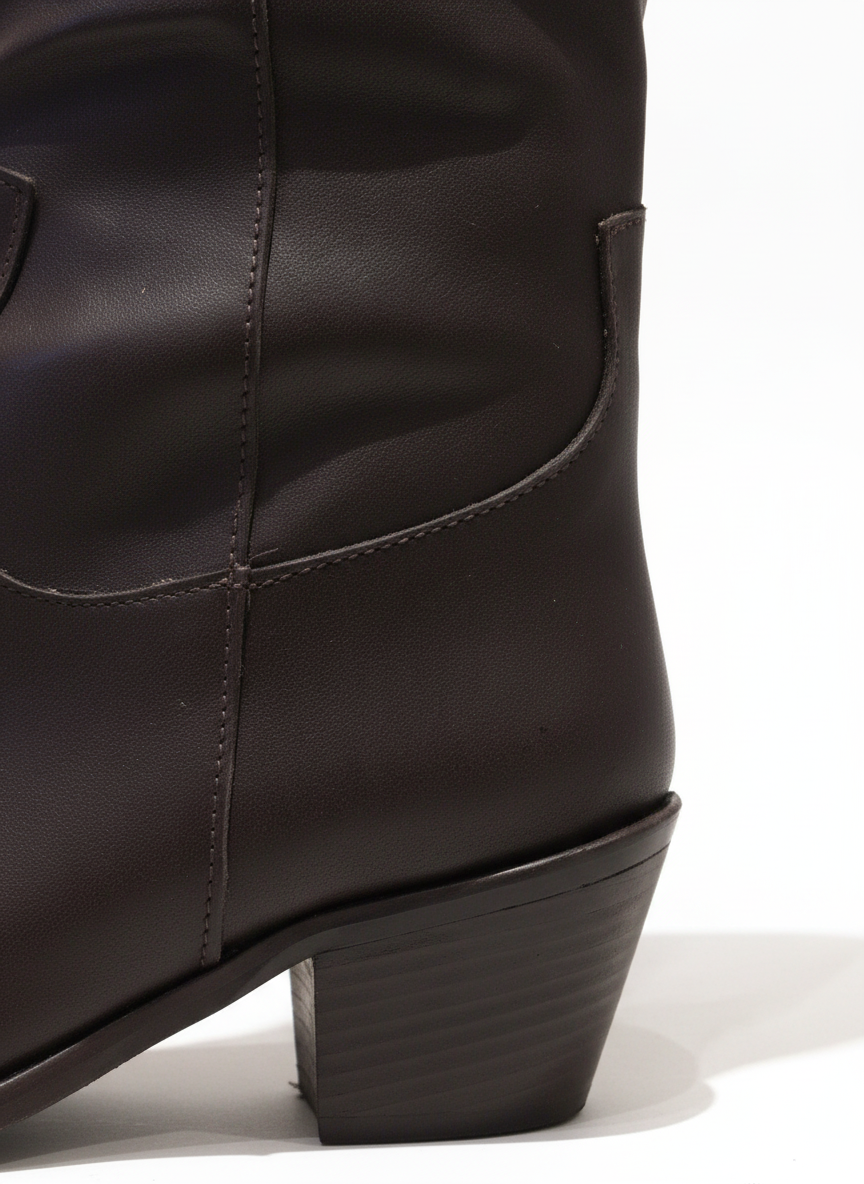 Fabiana Uzun kadın Çizme-Kahverengi