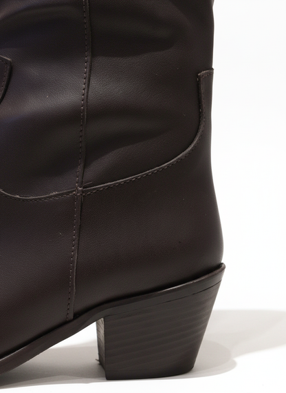 Fabiana Uzun kadın Çizme-Kahverengi