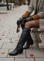 Fabiana Long Women's Boots - Black