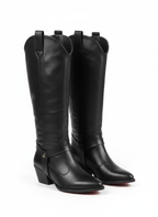 Jacalyn Black Cowboy Boots