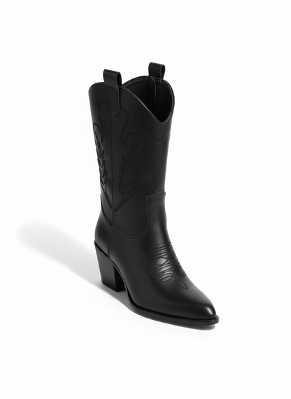 Calamity Jane Kısa Kovboy Nakışlı  Bot