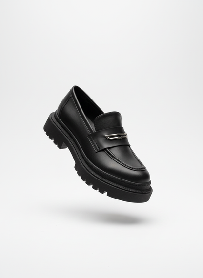 Elle Tokalı Kalın Taban Detay Kadın Ayakkabı