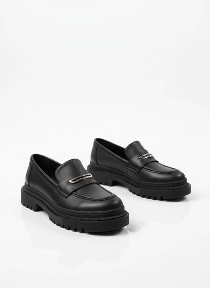 Elle Tokalı Kalın Taban Detay Kadın Ayakkabı