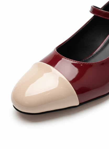 Ketty Rugan Topuklu Kadın Ayakkabı - Bordo