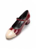 Ketty Rugan Topuklu Kadın Ayakkabı - Bordo