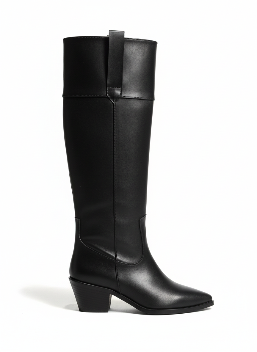 Fabiana Long Women's Boots - Black