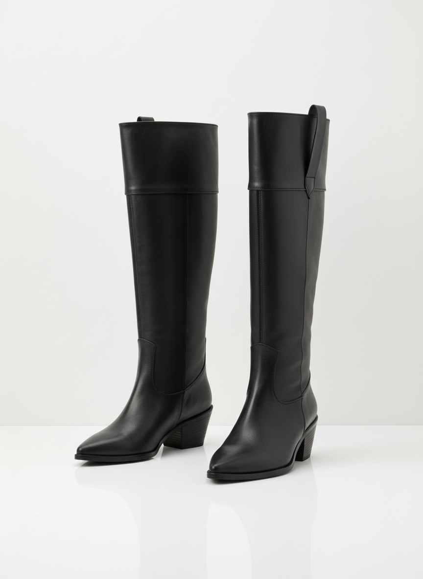 Fabiana Long Women's Boots - Black