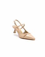 Asta Kısa Topuklu Tokalı Rugan Stiletto