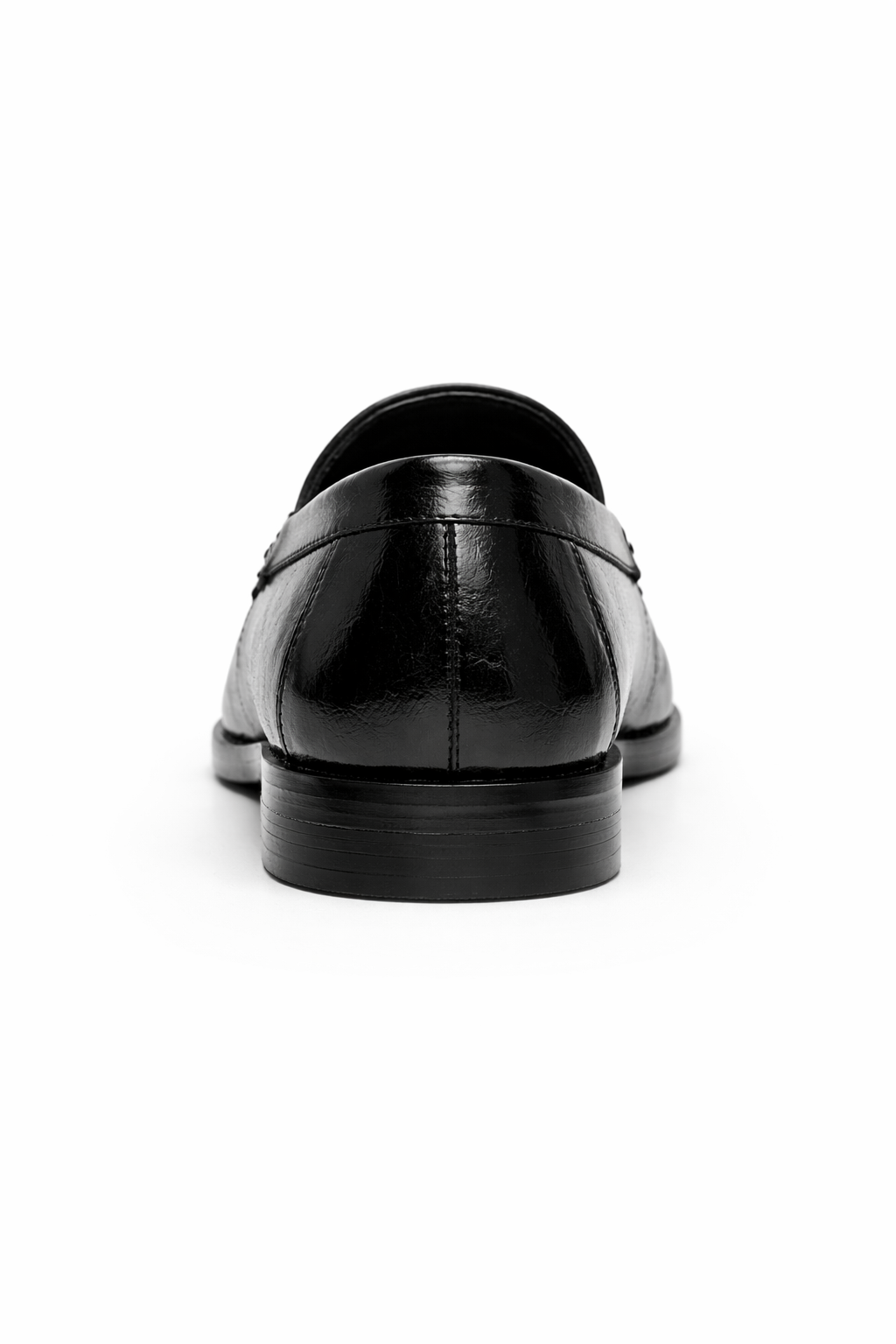 Alecta Parlak Deri Görünümlü Loafer - Siyah