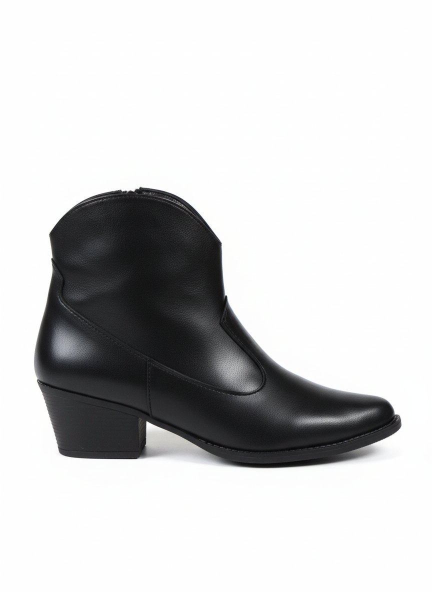 Jacalyn Black Cowboy Boots