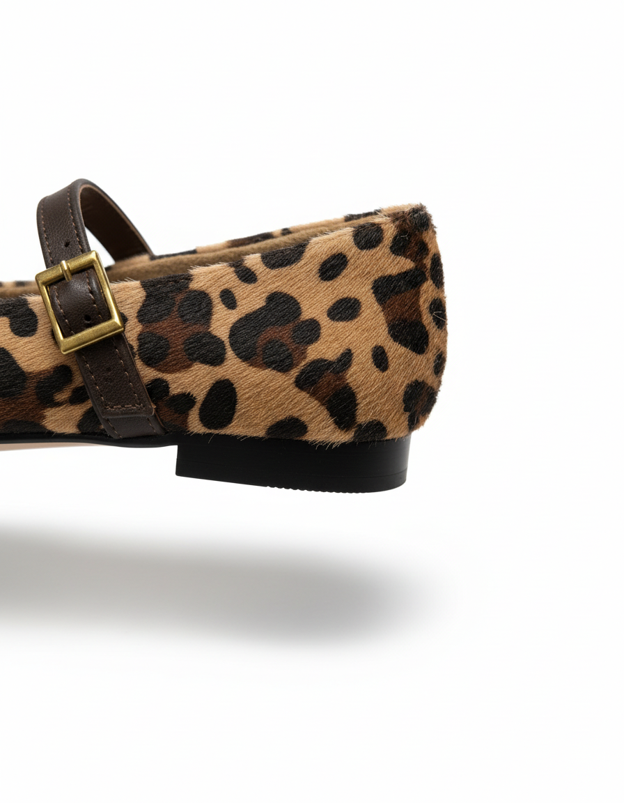 Jane Patterned Ballet Flats