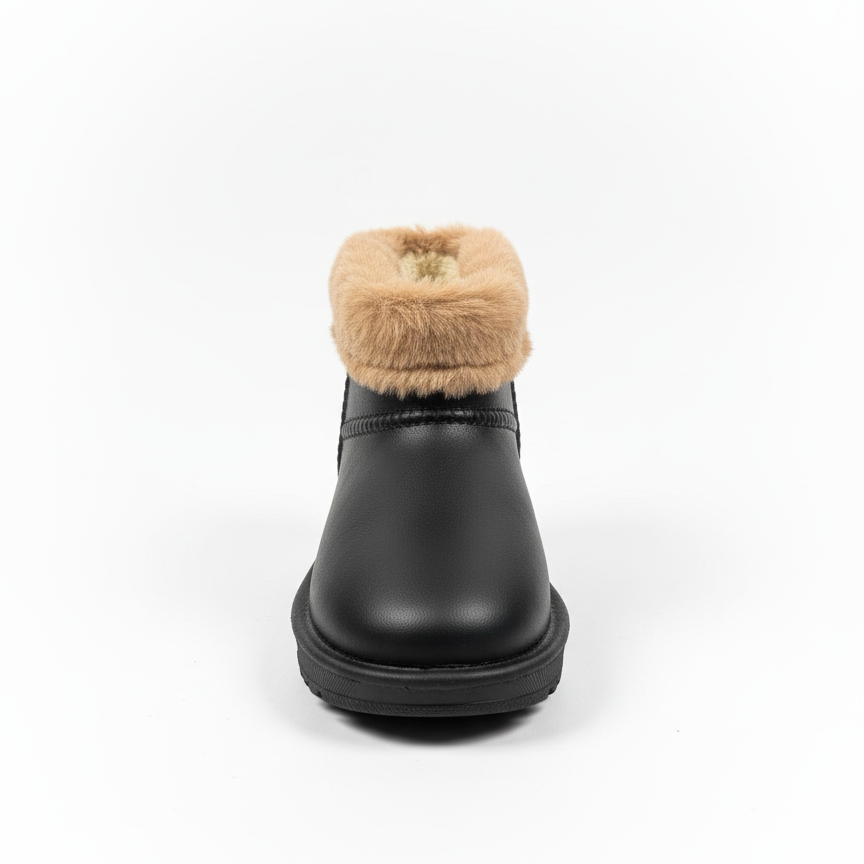 Luic Fur-Lined Waterproof Boots - Black