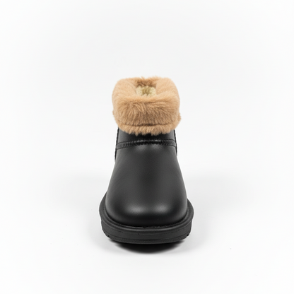 Luic İçi Tüylü Su Geçirmez Bot- Siyah