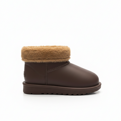 Luic İçi Tüylü Su Geçirmez Bot- Kahverengi