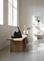 Zelia Çıtçıt Kapatmalı Fermuarlı Makyaj Çantalı El Ve Omuz Çantası - Siyah