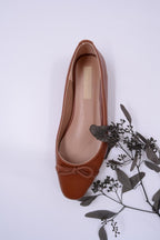 Adela Bow Detail Women's Ballet Flats