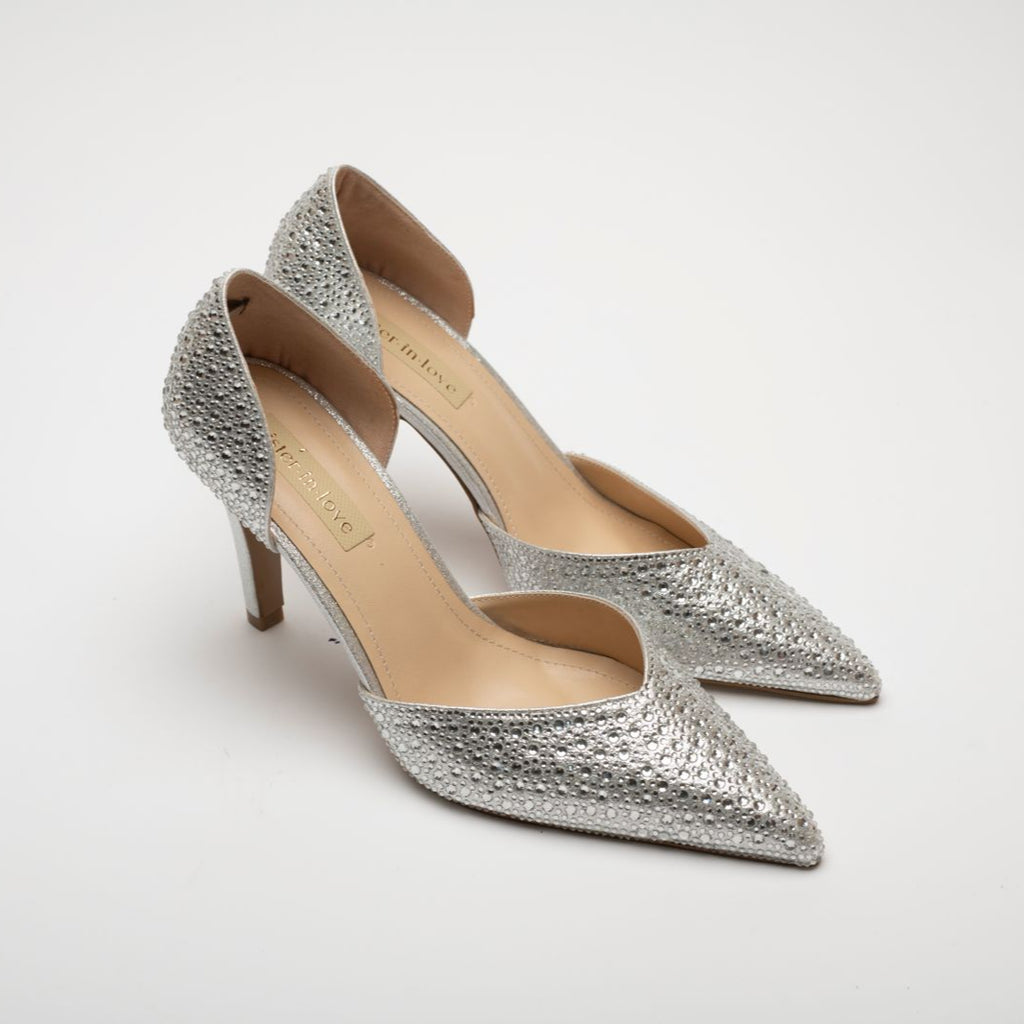 Albertina Taş Detaylı Topuklu Ayakkabı