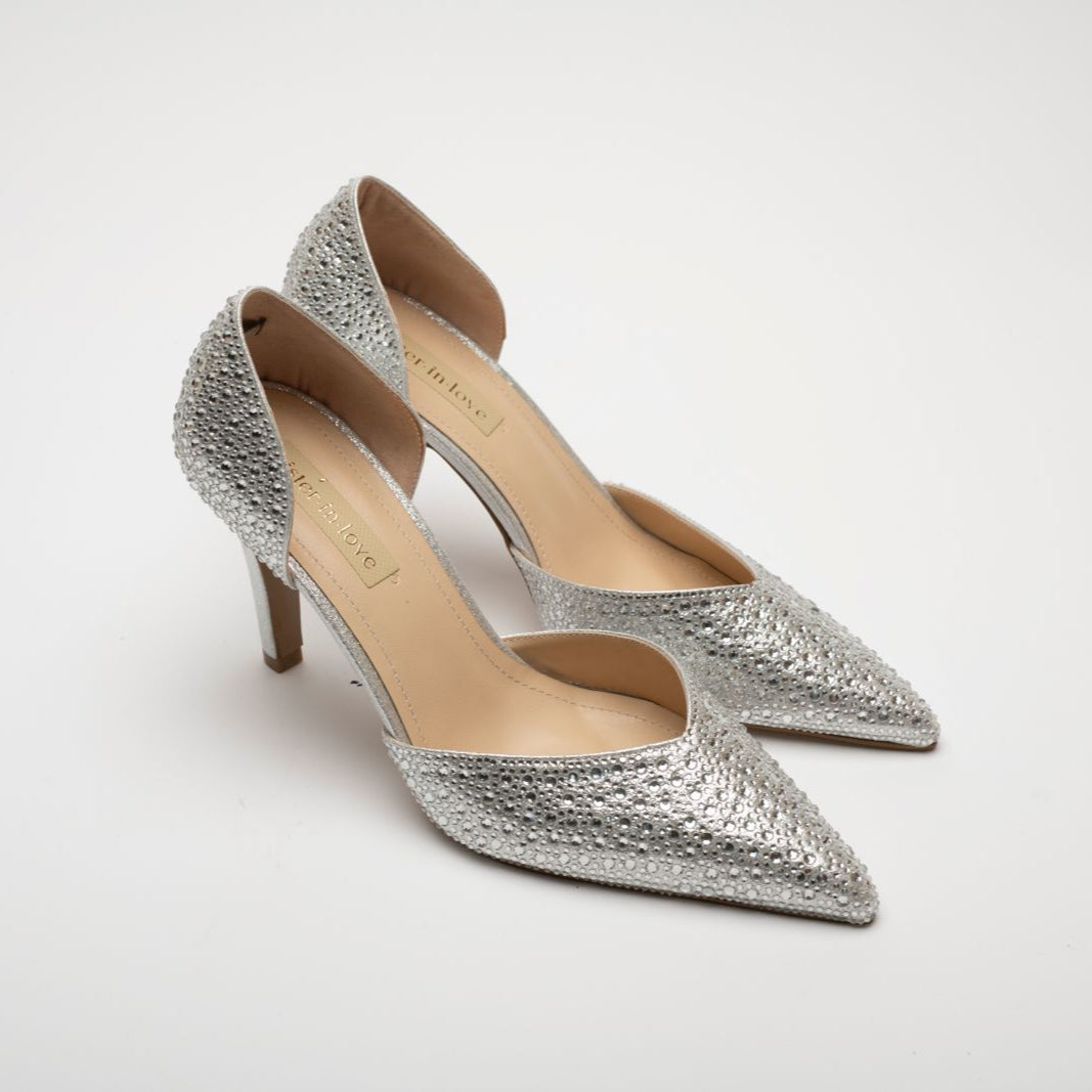 Albertina Taş Detaylı Topuklu Ayakkabı