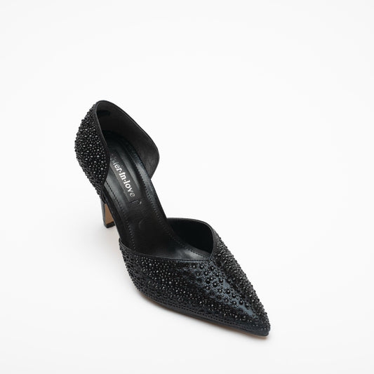 Albertina Taş Detaylı Topuklu Ayakkabı