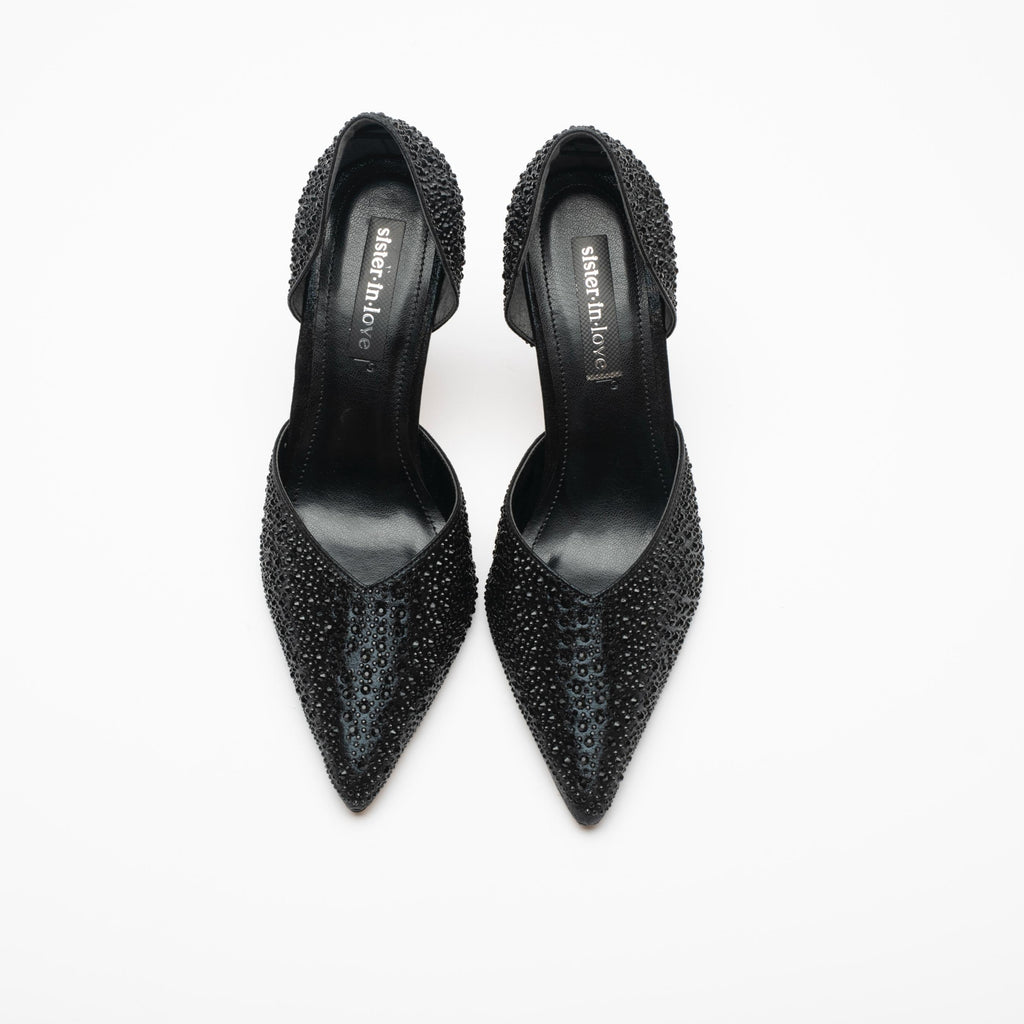 Albertina Taş Detaylı Topuklu Ayakkabı