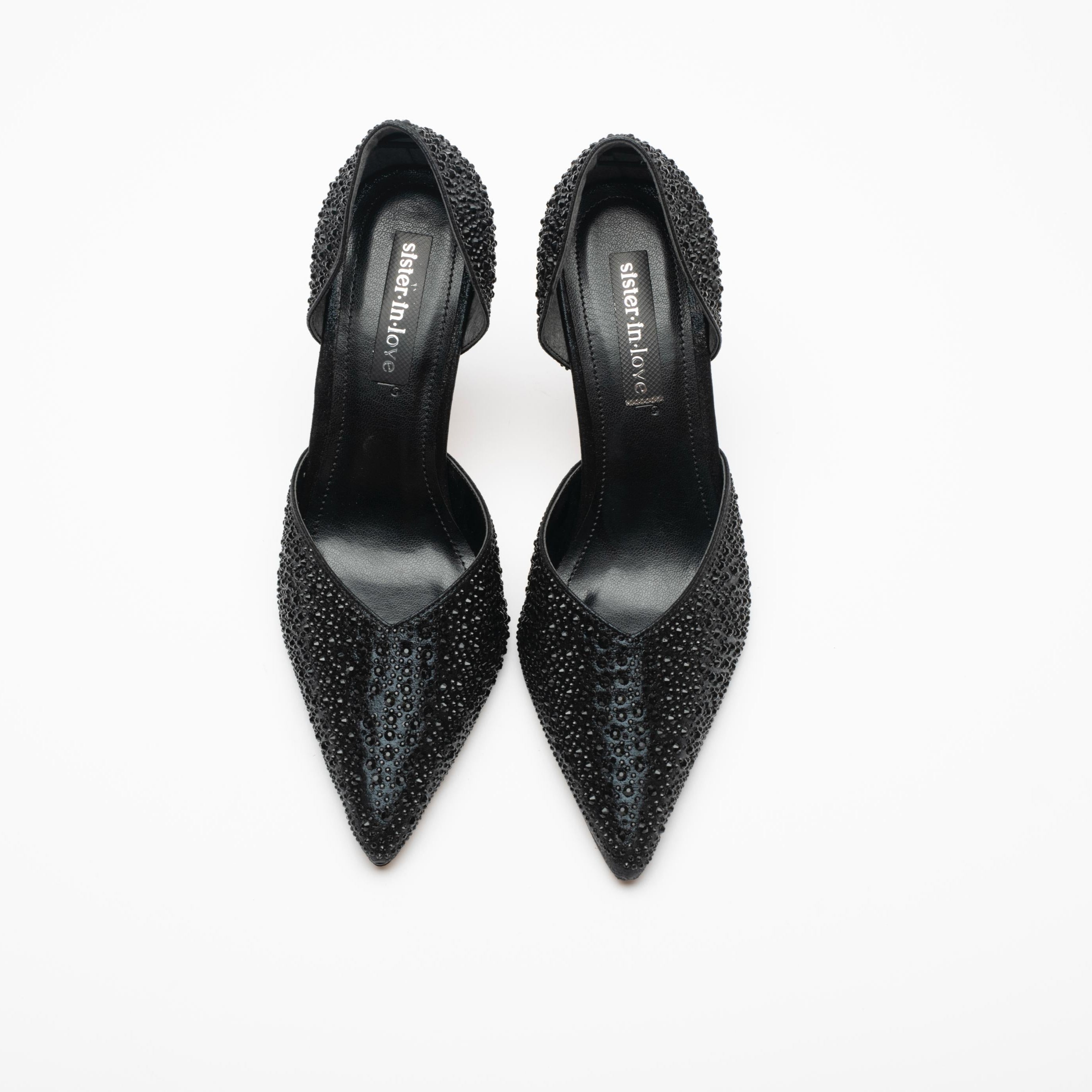 Albertina Taş Detaylı Topuklu Ayakkabı