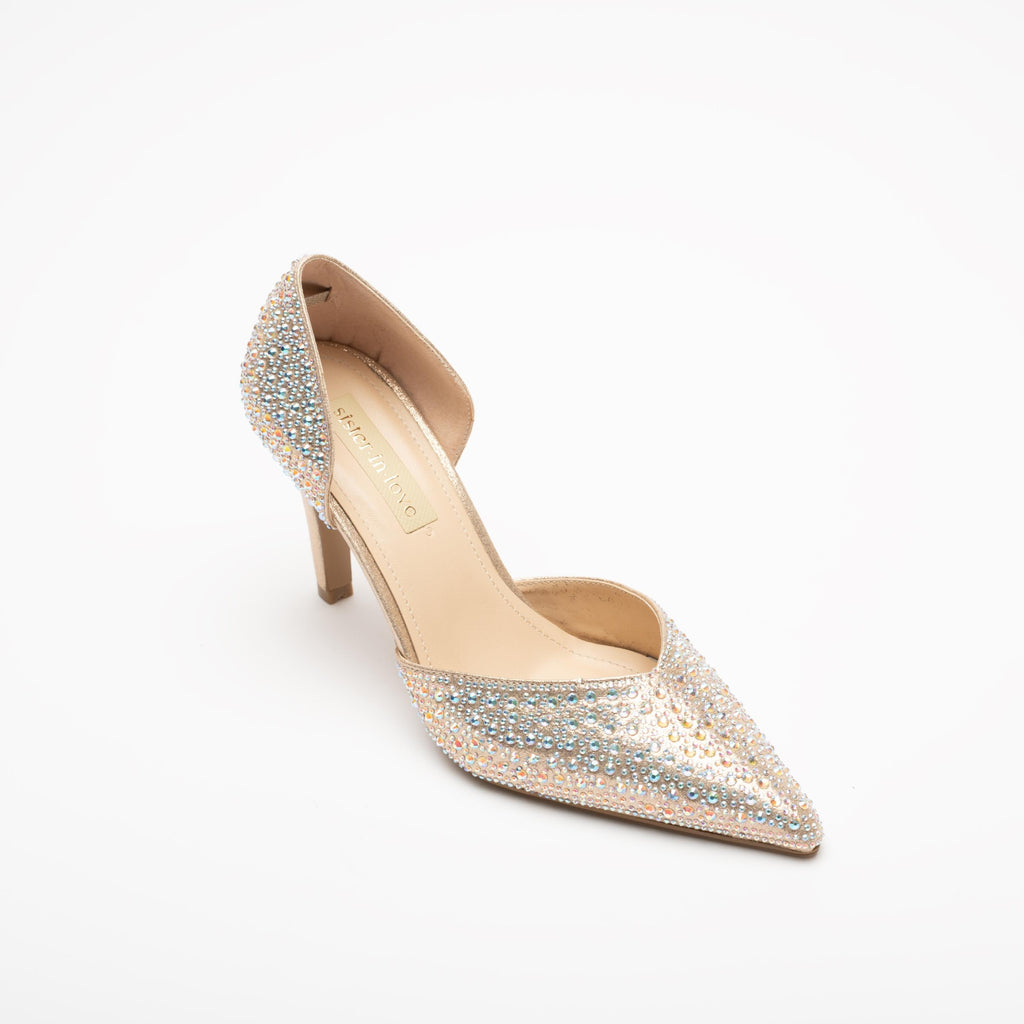 Albertina Taş Detaylı Topuklu Ayakkabı