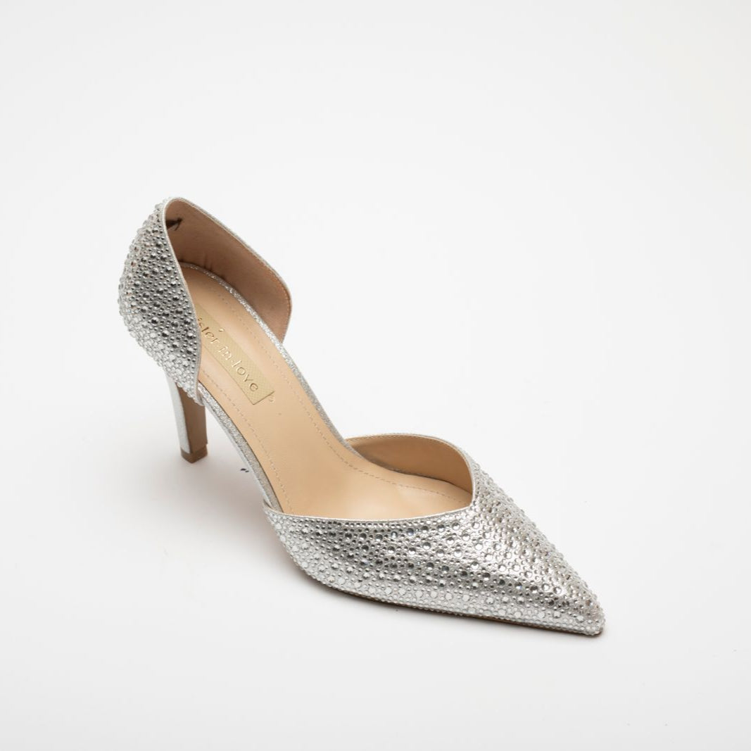 Albertina Taş Detaylı Topuklu Ayakkabı