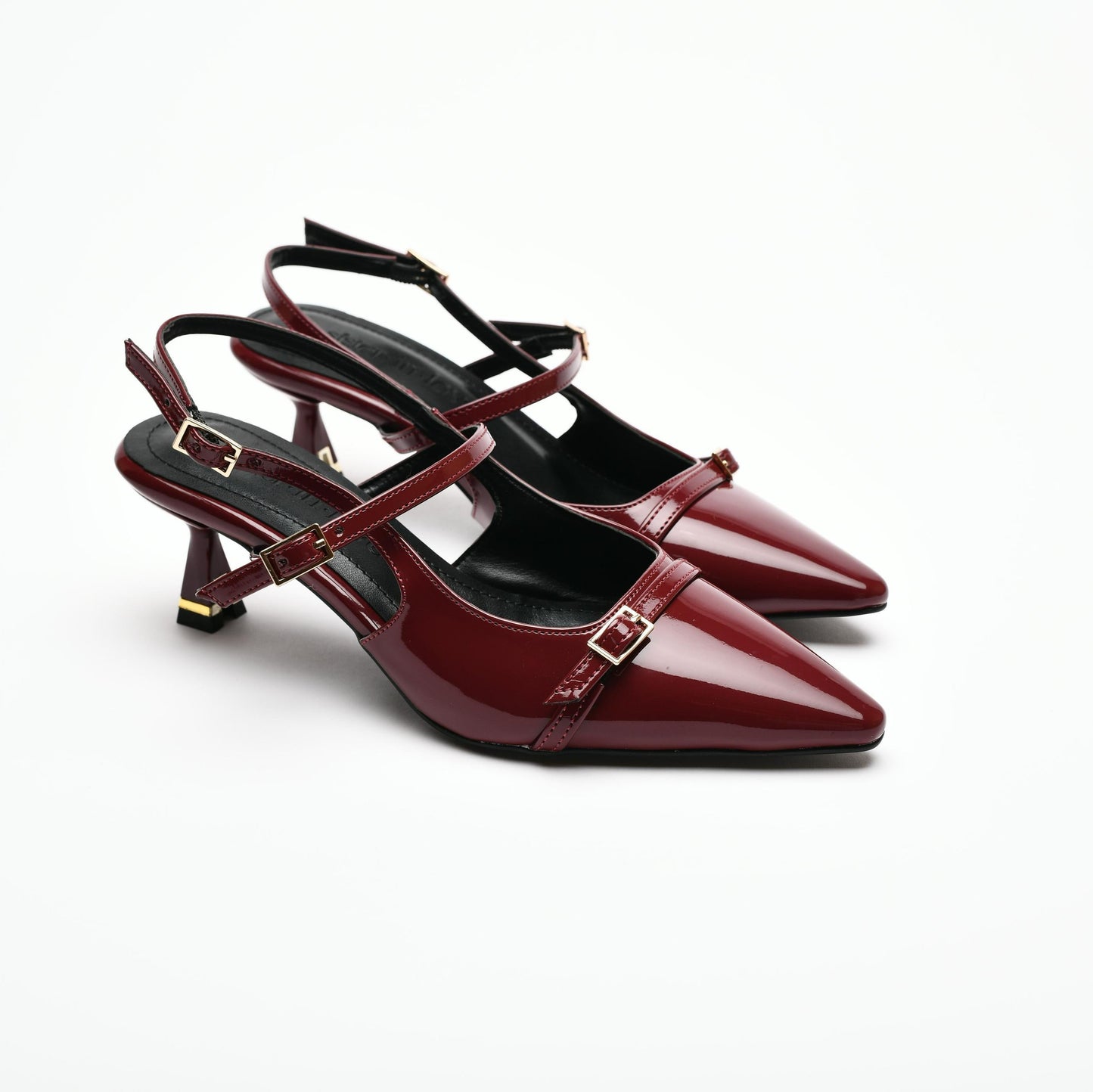 Asta Kısa Topuklu Tokalı Rugan Stiletto