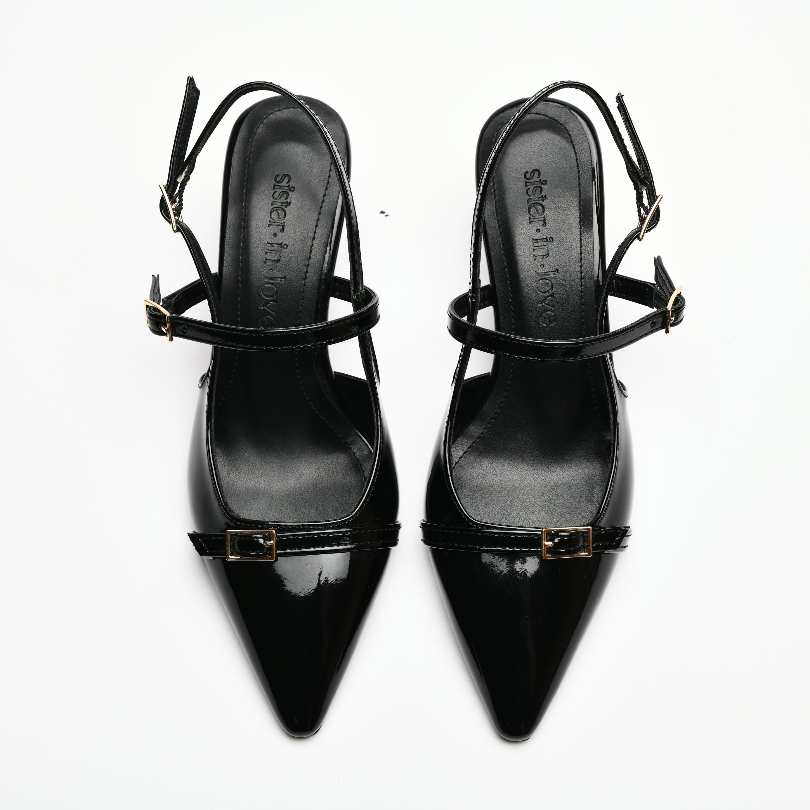 Asta Kısa Topuklu Tokalı Rugan Stiletto