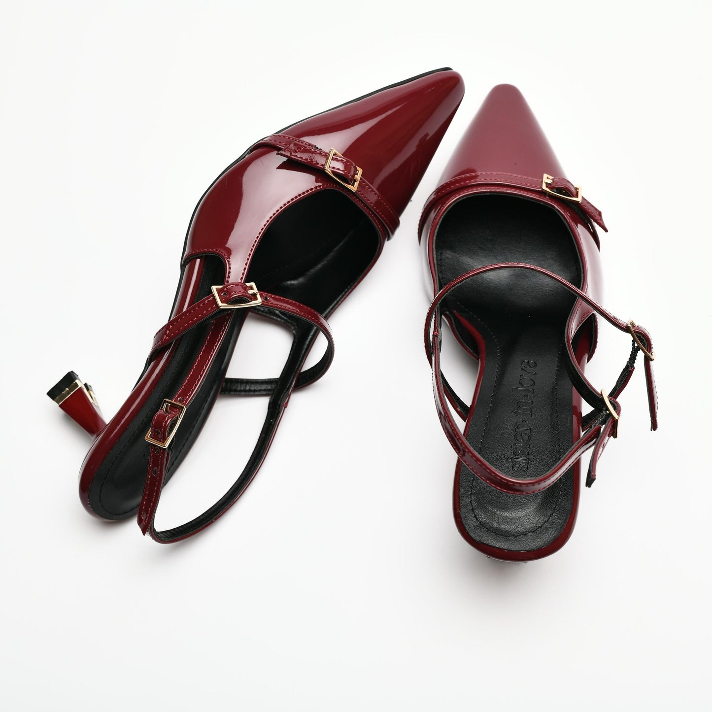 Asta Kısa Topuklu Tokalı Rugan Stiletto