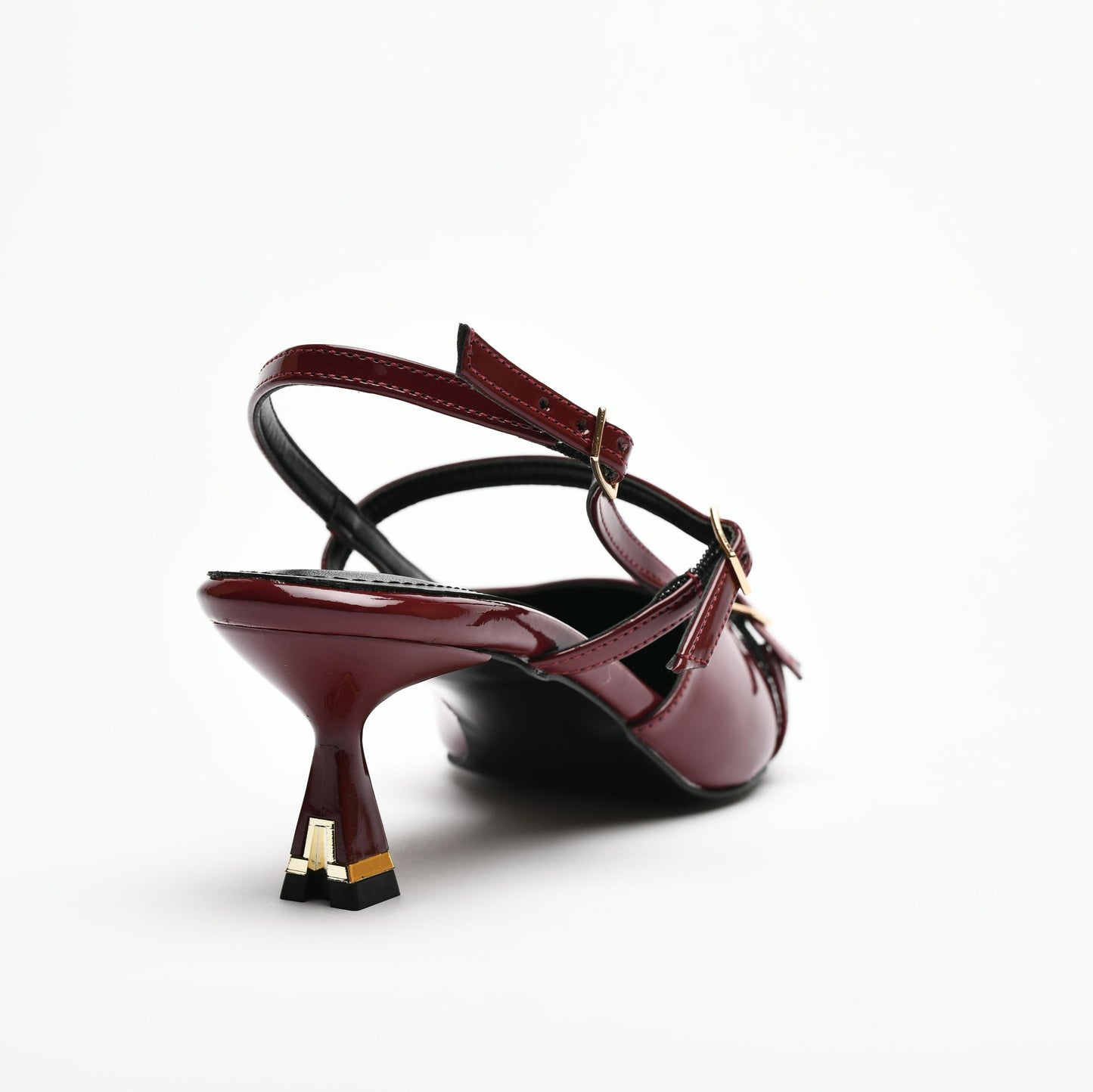 Asta Kısa Topuklu Tokalı Rugan Stiletto