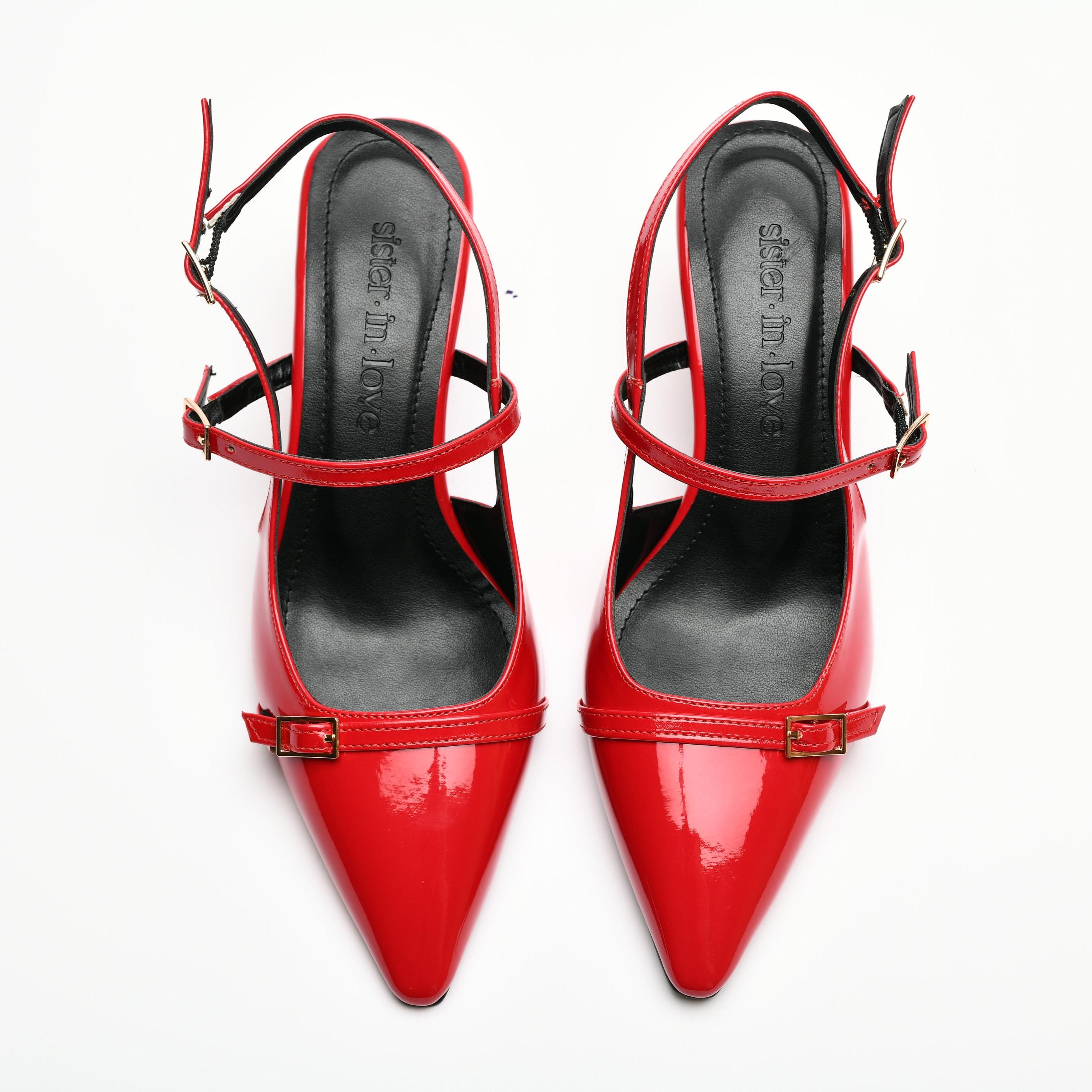 Asta Kısa Topuklu Tokalı Rugan Stiletto