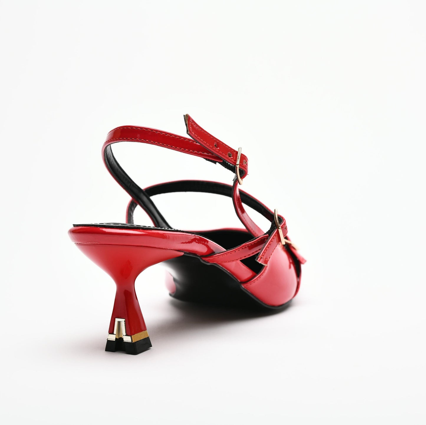 Asta Kısa Topuklu Tokalı Rugan Stiletto