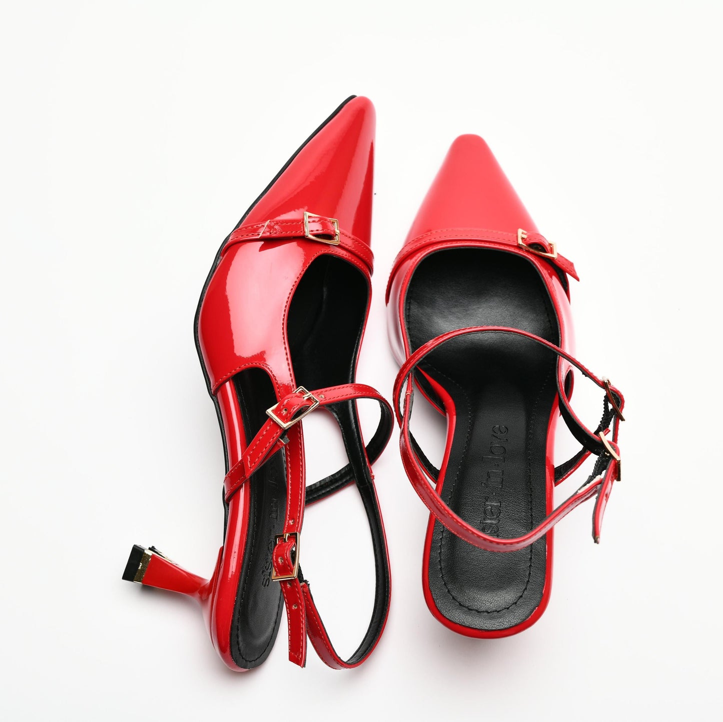 Asta Kısa Topuklu Tokalı Rugan Stiletto