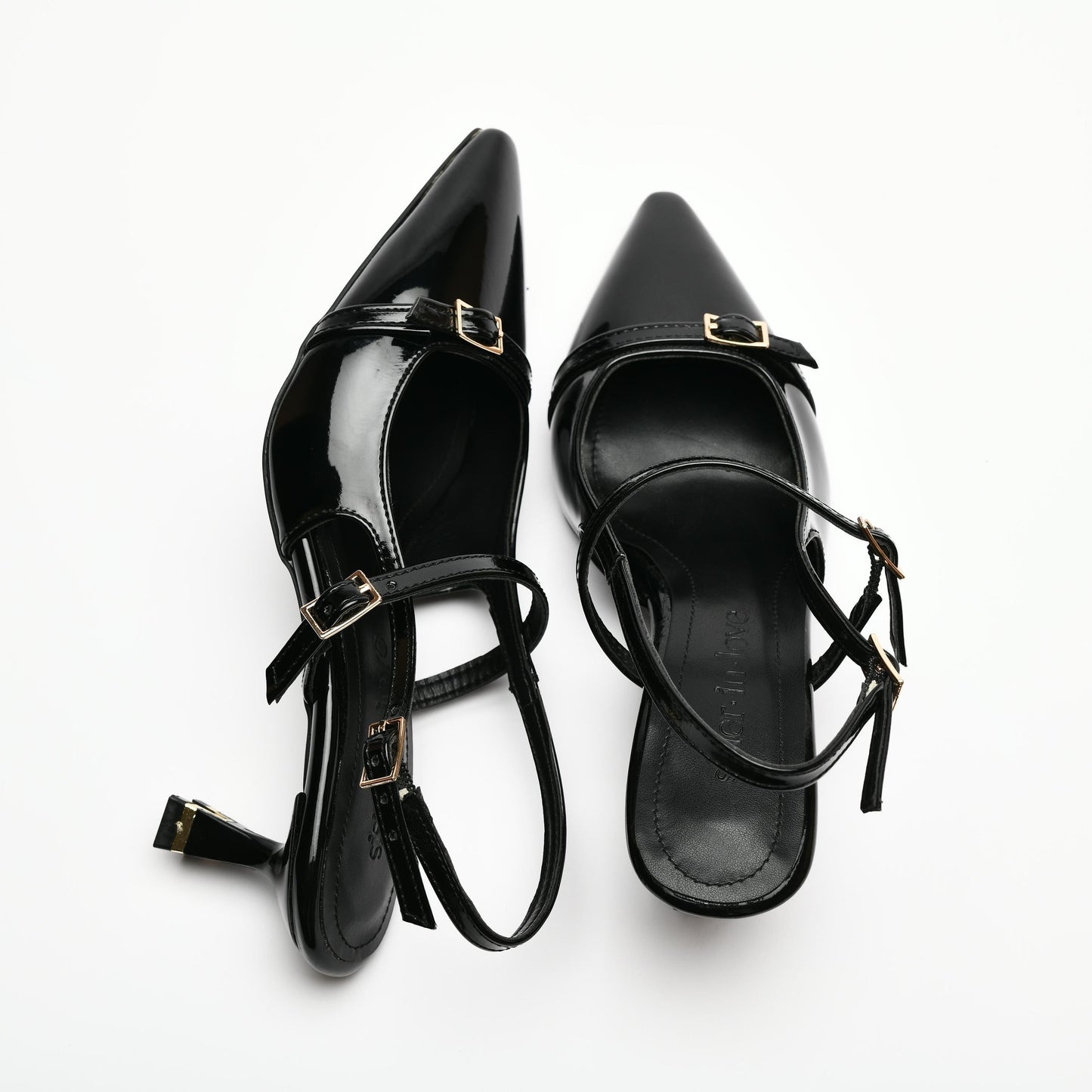 Asta Kısa Topuklu Tokalı Rugan Stiletto