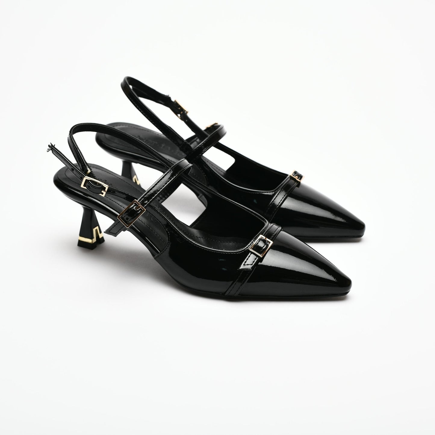 Asta Kısa Topuklu Tokalı Rugan Stiletto